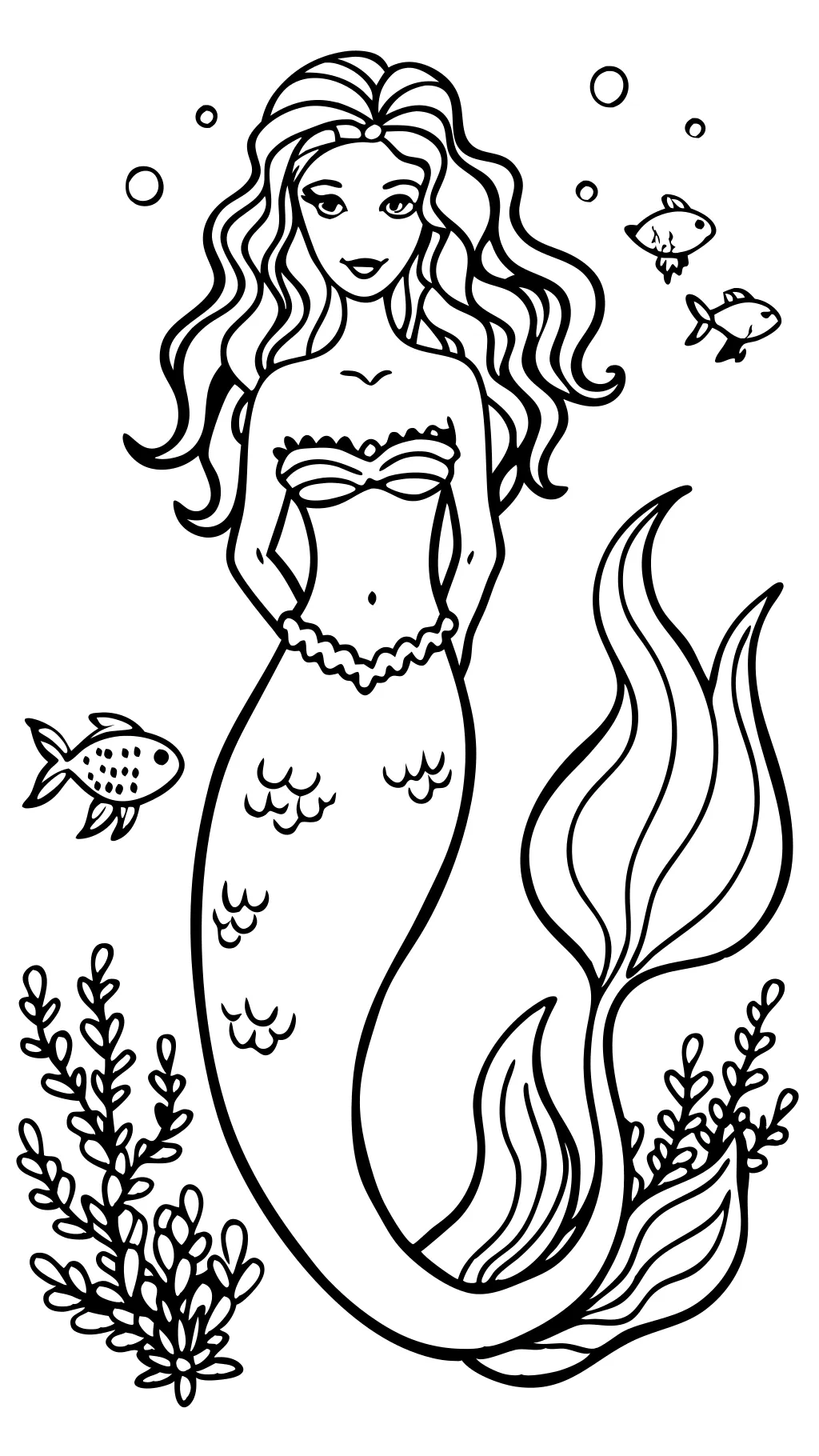 coloring pages for adults mermaid